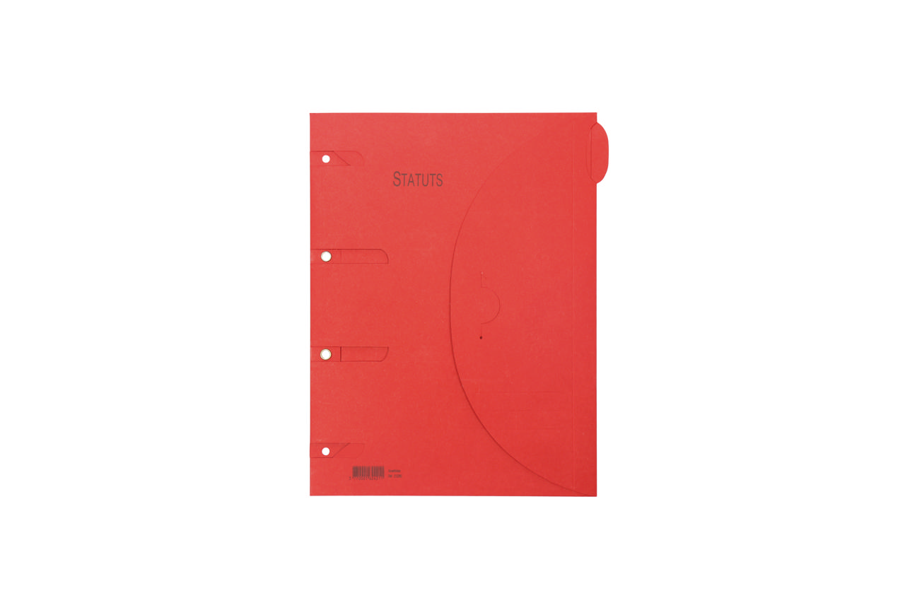 Smartfolder Perforerad Mapp, med Flik, Stadgar, A4