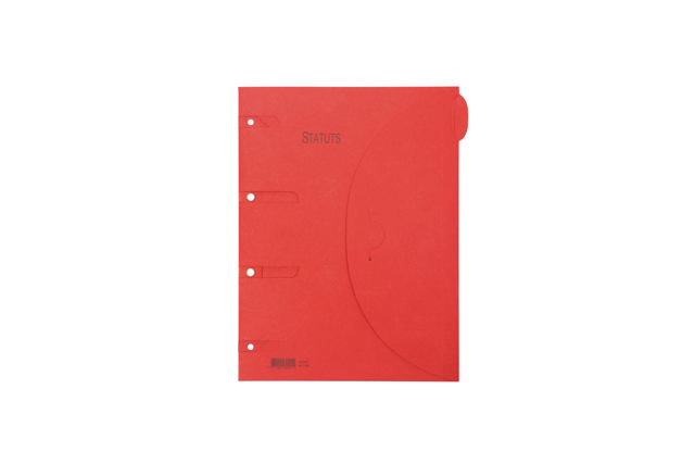 Smartfolder Perforerad Mapp, med Flik, Stadgar, A4
