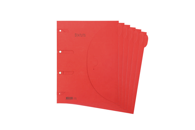 Smartfolder Perforerad Mapp, med Flik, Stadgar, A4