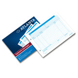 Atlanta-anteckningsblock, med karbonkopia, A5, NL-text, FSC®