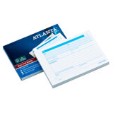 Atlanta kvittensblock, med karbonkopia, A6, NL-text, FSC®