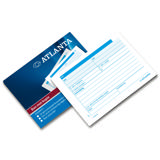 Atlanta kvittensblock, med 3 karbonkopior, A6, NL-text, FSC®