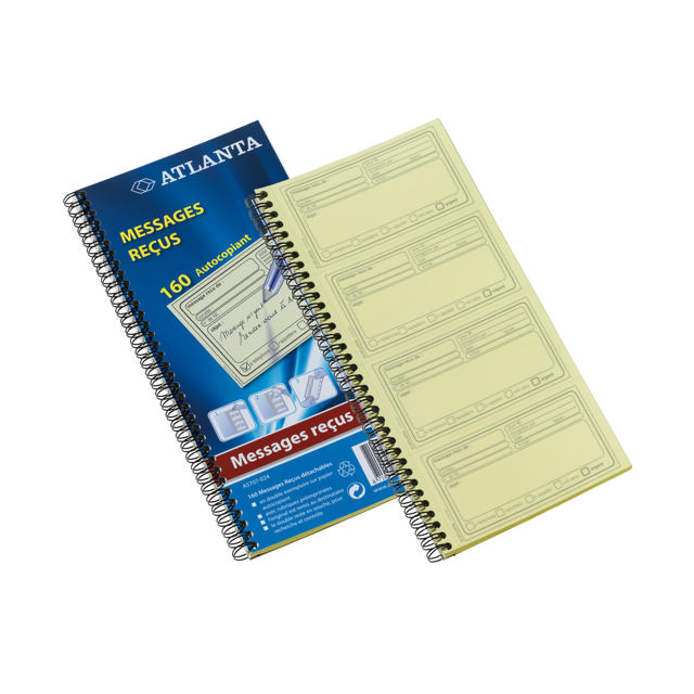 Atlanta telefonmeddelande, Självkopierande, FR Text, FSC®