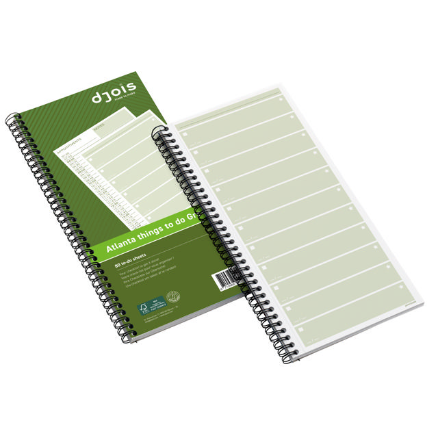 Atlanta saker att göra idag Grönt, 100% återvunnet papper, FSC®