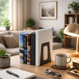 Re-Solution bokstöd, 100% återvunnet, Blå ängeln