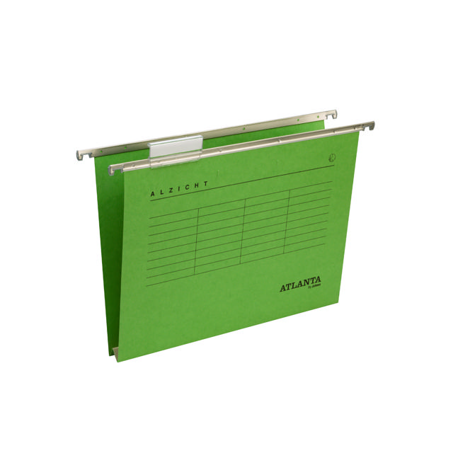 Alzicht hängmapp, folio, 30 mm U-botten, 100% återvunnen kartong, FSC®