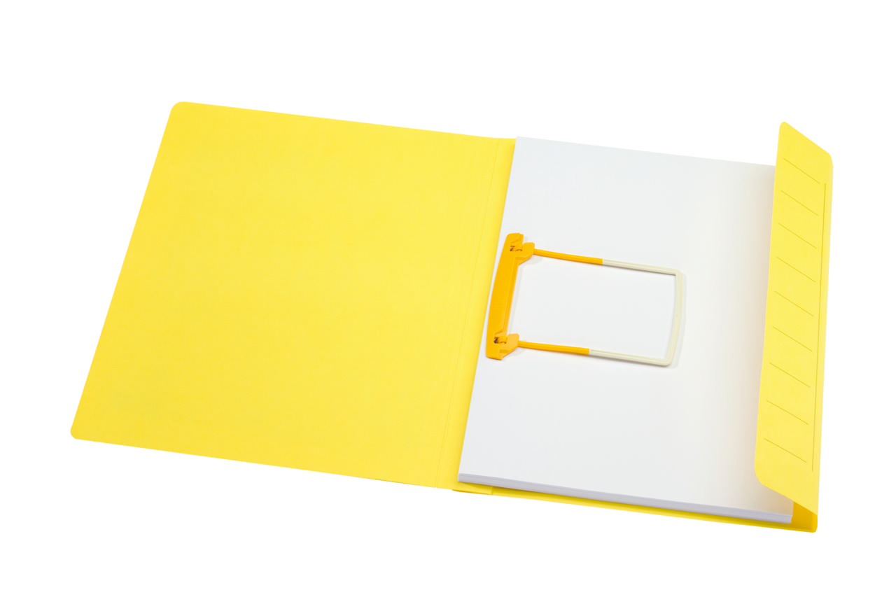 Secolor Clipmapp med Flik, Folio, 100% Återvunnen Kartong, FSC®