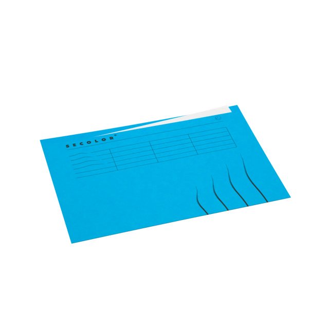 Secolor mapp med toppflikskant, A4, 100% återvunnen kartong, FSC®