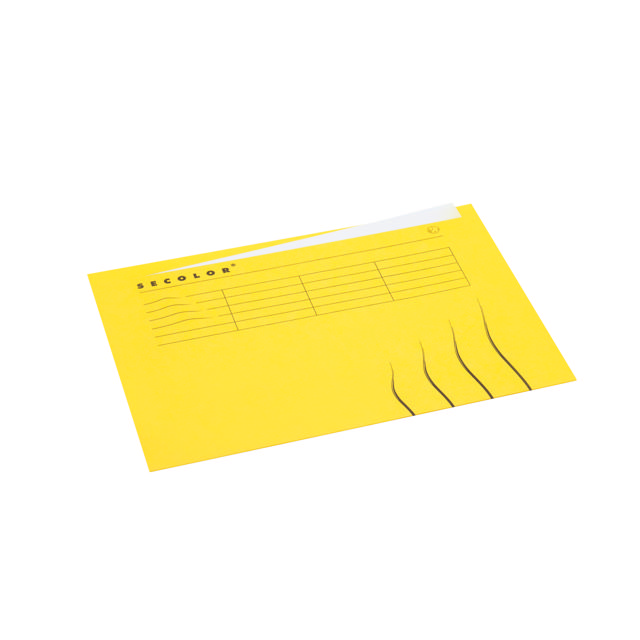 Secolor mapp med toppflik, A4, 100% återvunnen kartong, FSC®