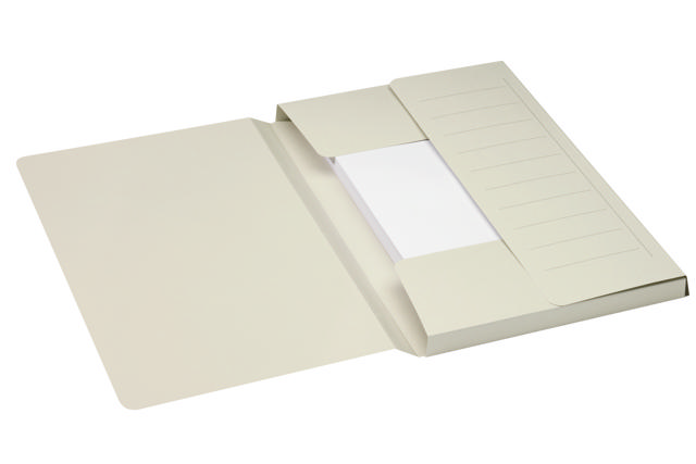 Secolor 3-flikars dokumentmapp, Mammoth, 100% återvunnen kartong, FSC®