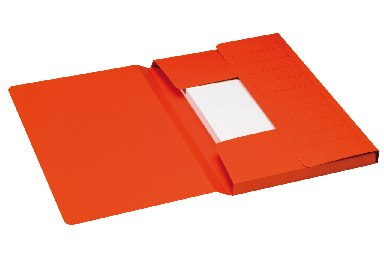 Secolor 3-flikars dokumentmapp, Mammoth, 100% återvunnen kartong, FSC®