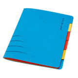 Secolor 6-flikars sorteringsmapp, A4, 100% återvunnen kartong, FSC®
