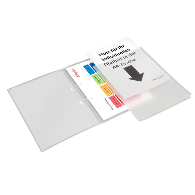 Anpassningsbar rapportmapp med Stripbinder, A4
