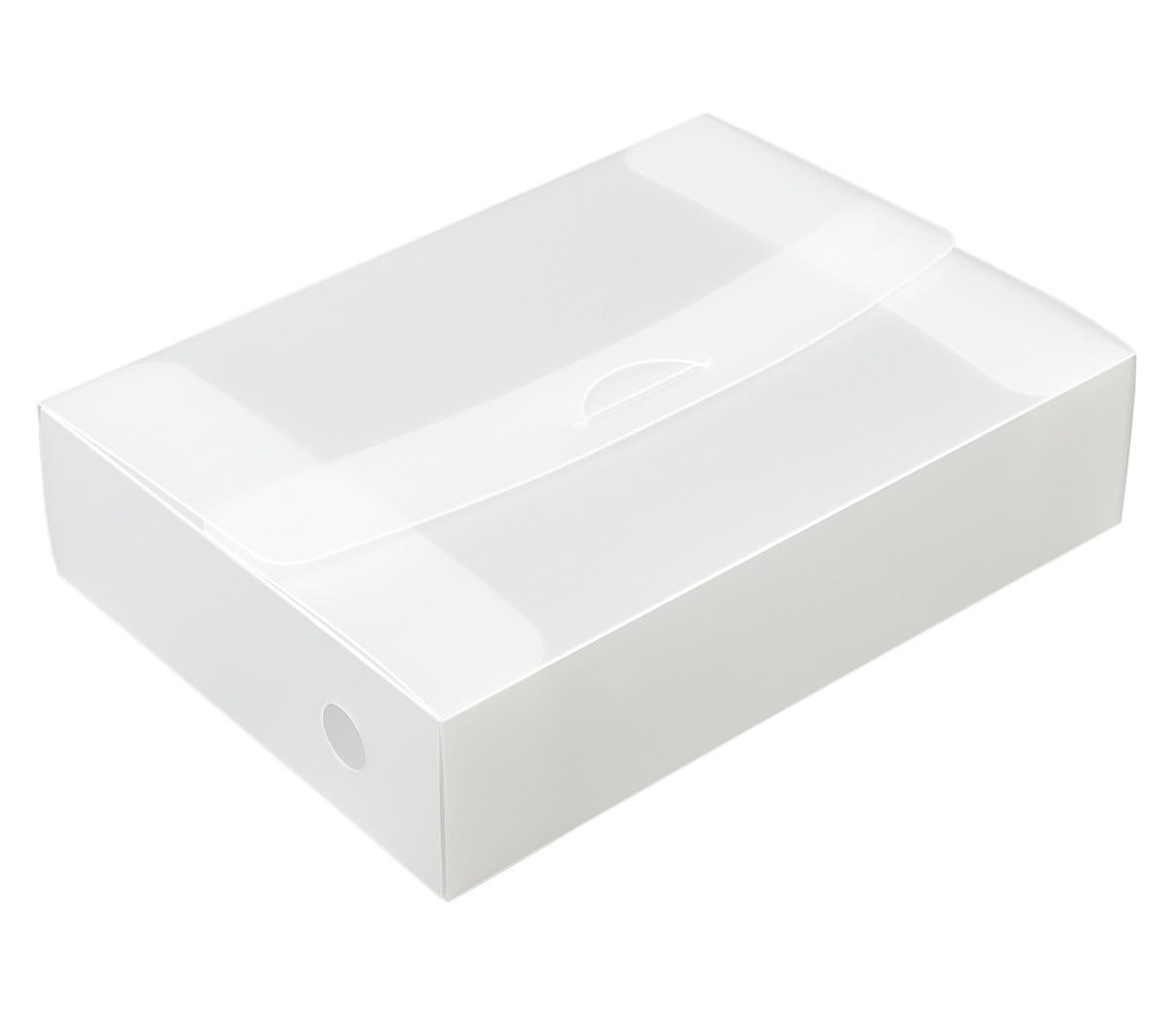 Plånbokslåda med klaff, A4, 75 mm