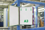 Tarifold metallväggdokumentdisplaysystem, A3, 10 fickor
