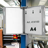 Tarifold metallvägg dokumentdisplaysystem, A4, 10 fickor