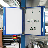 Tarifold metallvägg dokumentdisplaysystem, A4, 10 fickor