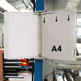 Tarifold metallvägg dokumentdisplaysystem, A4, 10 fickor (färgad förpackning)