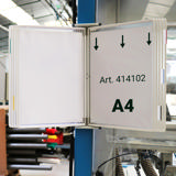 Tarifold metallvägg dokumentdisplaysystem, A4, 10 fickor (färgad förpackning)