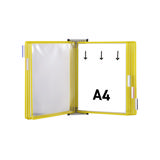 Tarifold metallväggdokumentdisplaysystem, A4, 10 fickor (färgad förpackning)