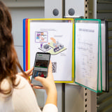 Tarifold metallvägg dokumentdisplaysystem, A4, 10 fickor (färgad förpackning)