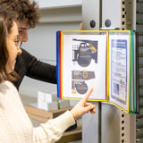 Tarifold metallvägg dokumentdisplaysystem, A4, 10 fickor