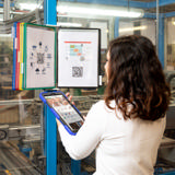 Tarifold metallvägg dokumentdisplaysystem, A4, 10 fickor
