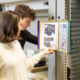 Tarifold metallvägg dokumentdisplaysystem, A4, 10 fickor