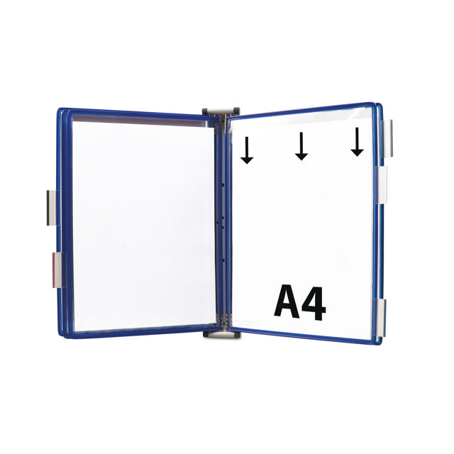 Tarifold metallväggsystem för dokument, A4, 5 fickor