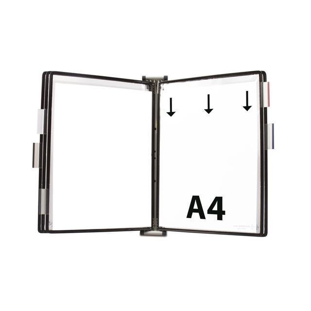 Tarifold metallväggsystem för dokument, A4, 5 fickor