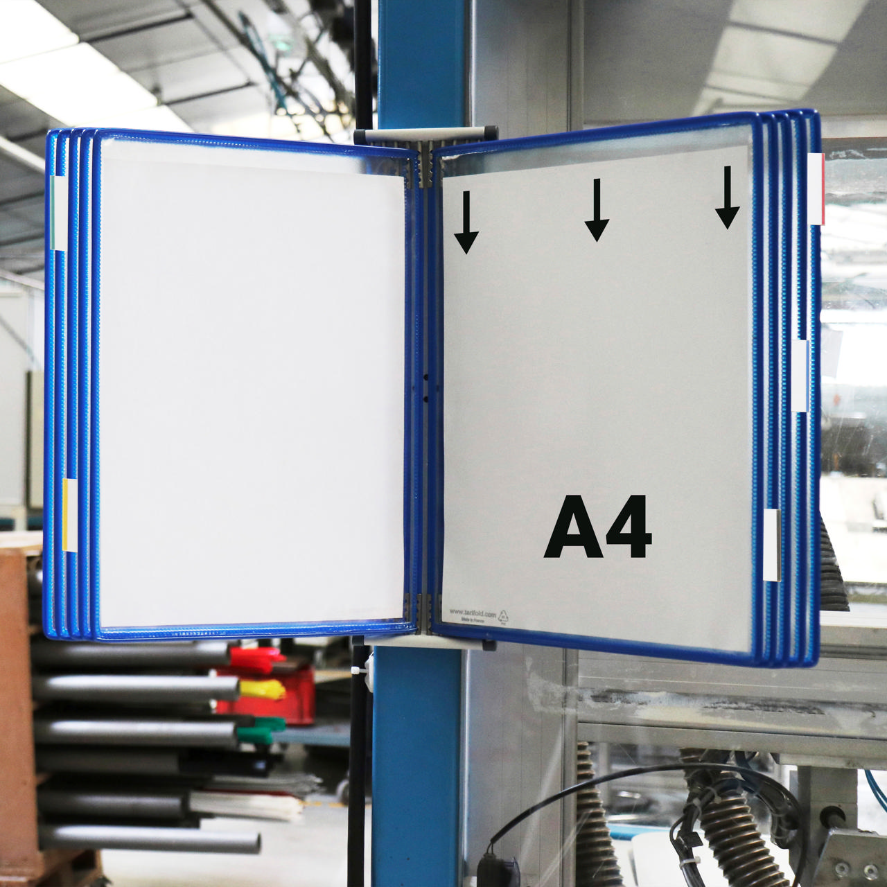 Tarifold Magnetiskt Väggdokumentvisningssystem, A4, 10 Fickor