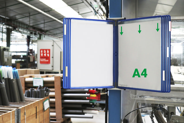 Tarifold Magnetiskt Väggdokumentvisningssystem, A4, 10 Fickor
