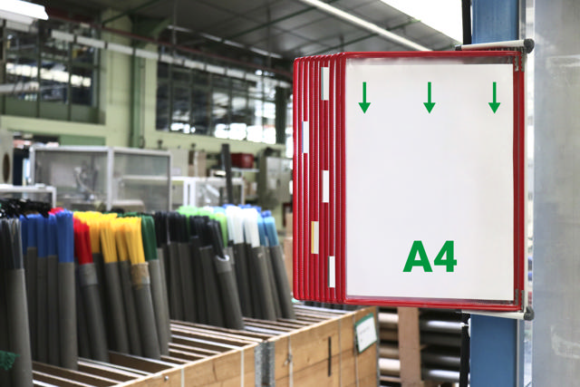 Tarifold Magnetiskt Väggdokumentvisningssystem, A4, 10 Fickor