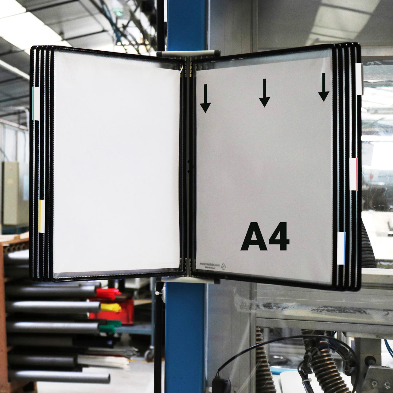 Tarifold Magnetiskt Väggdokumentvisningssystem, A4, 10 Fickor