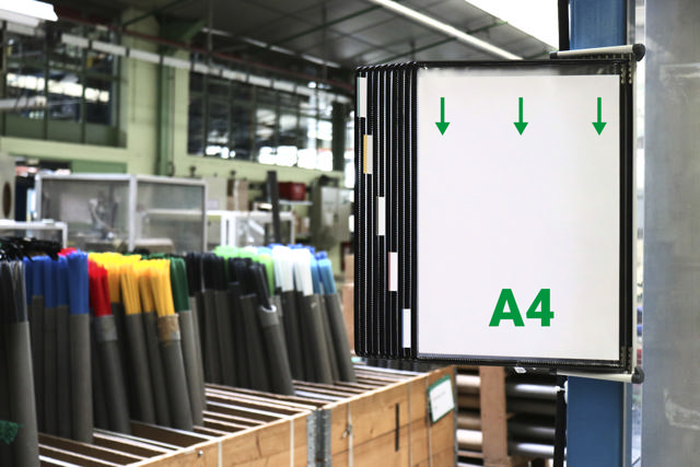 Tarifold Magnetiskt Väggdokumentvisningssystem, A4, 10 Fickor