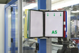 Tarifold metallväggdokumentdisplaysystem, A5, 10 fickor