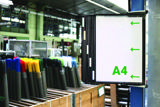 Tarifold metallväggdokumentdisplaysystem, A4, 10 fickor, sidoinmatning från vänster