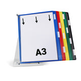 Tarifold metallbord dokumentvisningssystem, A3, 20 fickor