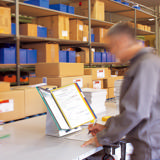 Tarifold metallbord dokumentvisningssystem, A4, 10 fickor