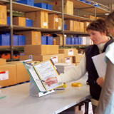 Tarifold metallbord dokumentvisningssystem, A4, 10 fickor