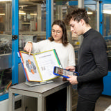 Tarifold metallbord dokumentvisningssystem, A4, 10 fickor