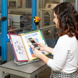 Tarifold metallbord dokumentvisningssystem, A4, 10 fickor