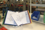Tarifold Metalldokumentdisplay för skrivbord, A4, 10 FoldFive fickor