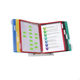 Tarifold metallborddisplay, A4, 20 fickor