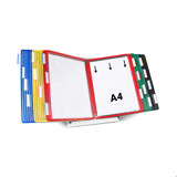 Tarifold metallborddisplay, A4, 30 fickor