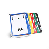 Tarifold metallborddisplay, A4, 30 fickor