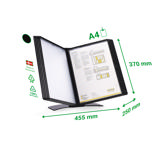 Easy Load Black Edition Skrivbordsdokumentvisningssystem, A4, 10 PP-fickor