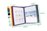 Easy Load Skrivbordsdokumentvisningssystem, A4, 10 PP-fickor