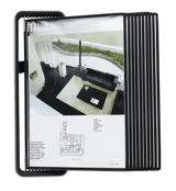 Tarifold Veo väggdokumentdisplaysystem, A4, 10 PP-fickor