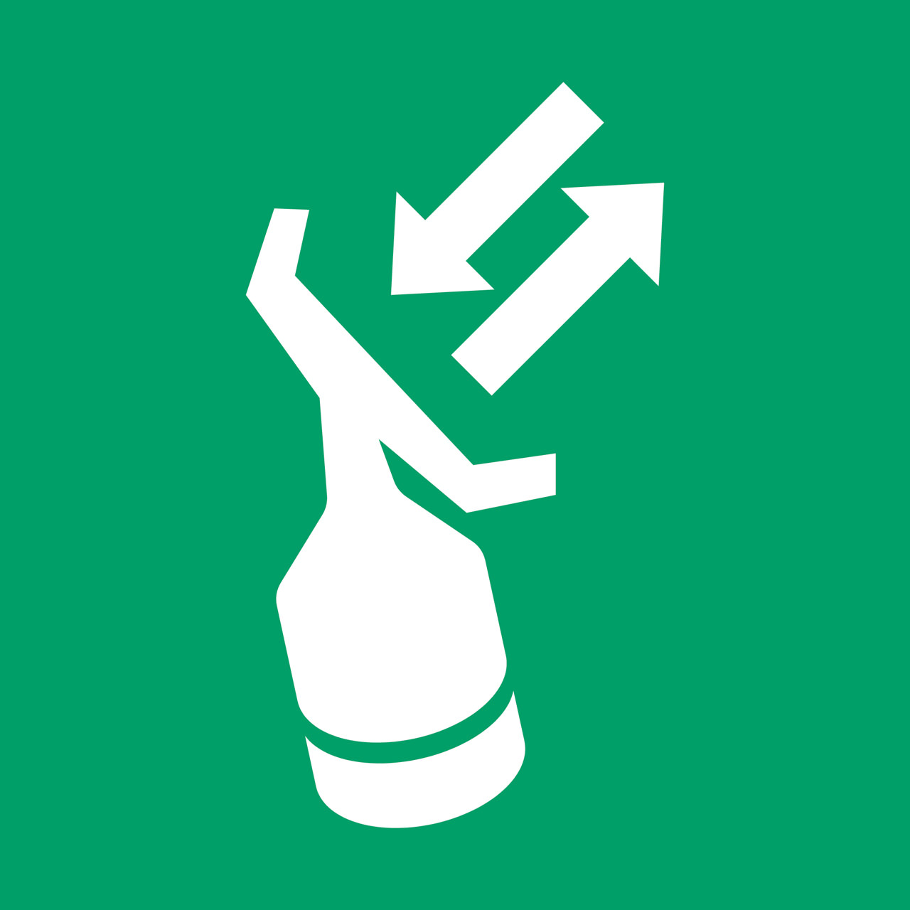 Säkerhetsskylt Sök- och räddningstransponder, 300 x 300 mm